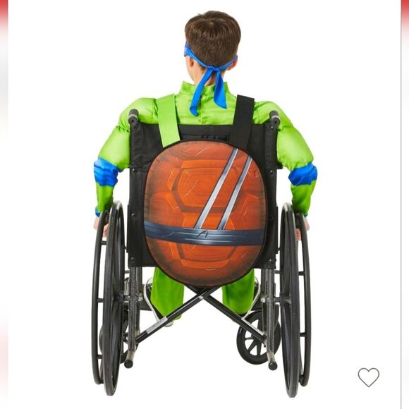 Wheelchair Ninja Turtle Costume New M(7-8 Adaptive Design One Size Light Up Belt - Picture 2 of 4